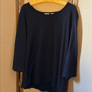 Cabin Creek Long Sleeve Top 2X